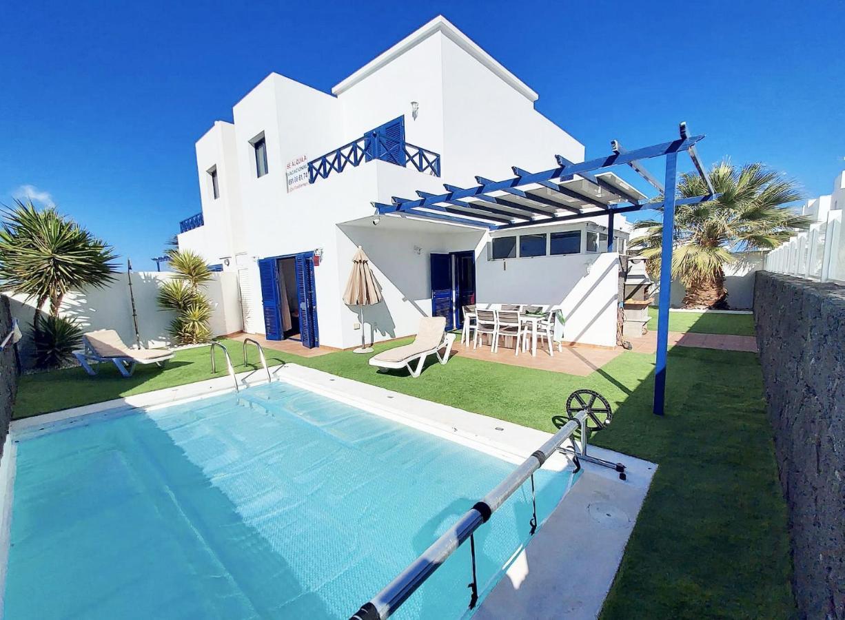 Villa Dompi Con Vistas Al Mar Y A Fuerteventura Playa Blanca  Luaran gambar